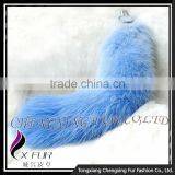 CX-R-25A China Best Selling High Quality Custom Cute Fox Fur Charm Keychain thumbnail-1