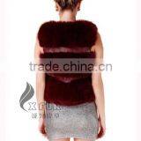 CX-G-B-115C European Fashion Genuine Fox Fur Vest thumbnail-3