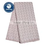 Simple fashionable wholesale cotton african lace fabrics latest design african swiss voile lace fabric SL0425