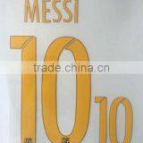 Custom Plastisol Type Soccer Number Heat Transfer Printing For Jerseys With Anti Sublimation thumbnail-5