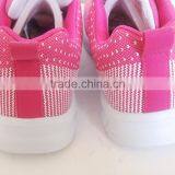 2017 Pink and White Offset Printing Upper Sport Women Shoes thumbnail-5