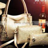 New coming good price latest ladies leather bag sets