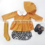 Wholesale Comfortable Baby Clothing Wearing Girl Dress Linen Unique Design thumbnail-2