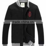 Cheap Custom Fashion Men Zipper Hoodie Sweatshirt Jacket Sweater no Hood thumbnail-1