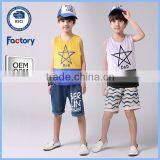 Summer Wholesale Boys Sleeveless t Shirt 100% Cotton Kids Sleeveless t Shirt Chidren Vest thumbnail-1
