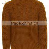 Korea Style Cable Knit Mens Turtle Neck Sweater thumbnail-4