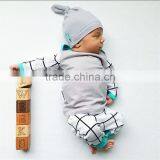 3PCS Set Newborn Baby Clothes Casual Long Sleeve T Shirt Tops + Pants Legging thumbnail-5