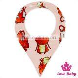 FAUX SUEDE Printing Polyester Baby Best Body Bib Silicone Newborn Bibs thumbnail-1