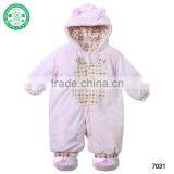 New Born Baby Clothes /baby Romper With Hood thumbnail-1