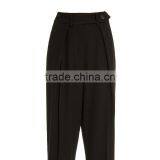 OEM Big Promotion Wide Leg Black Casual Dress Pants for Ladies thumbnail-6