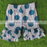 2017 Summer Children Girls Cotton Ruffle Shorts Persnickety Kids Girls Comfortable Polka Dot Shorts thumbnail-1