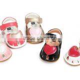 Heart Design Leather Baby Shoes, Leather Sandals for Baby thumbnail-2