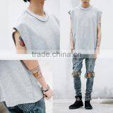 Custom New Fashion Boys & Girls Cotton Blank Tops / Tank Top T13366 thumbnail-2