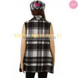 FACTORY Dazzle Tweed Wholesale Fleece Vest thumbnail-3