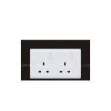 13A 2G 2*3P British Switch Electrical Wall Socket With Custom Brand Name thumbnail-1