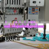 fushun 611 11heads chenille towel chain stitch cording coiling beads single sequin and flat computerized embroidery machine