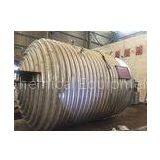 Corrosion resistance stainless steel reactor vessel half pipe coiled