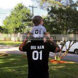 Custom Printed Cotton Sports Clothing Father and Baby T-shirt Family Matching Clothes thumbnail-2