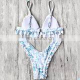 2017 Fashion Lotus Leaf Bikini Swimsuit Swimsuit thumbnail-4