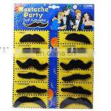 cheap promotion party synthetic fake moustache beard MMO-0049