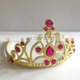 HBN-1460 Girls Fashion Crown Tiara Gold Party Tiara for Children thumbnail-1
