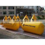 cylinder shape water event use inflatable marker buoy