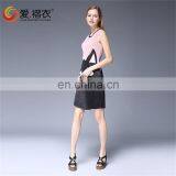 Fashion Wommen Clothes Pleated Cartoon Printed Sleeveless Round Neck Dress thumbnail-2