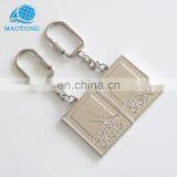 Custom Shape Wholesale Cheap Metal Logo Keychains Brand Name Keychain thumbnail-2