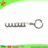 Round Metal Shopping Trolley Coin Key Chain
