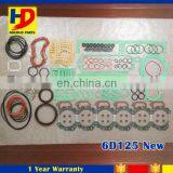 6D125 New Type 6D125E-2 Full Gasket Kit 6153-K1-9900 6153-K2-9900