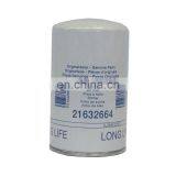 High Quality Oil Filter Machinery 21632664 Oil Filter Element