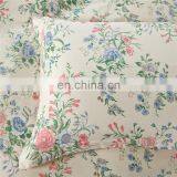 2020 Factory Direct Supply Custom Design Reactive Printing Floral Luxury Small MOQ Washed Cotton Fabric 4pcs Comfort Bedding Set thumbnail-3