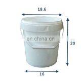1Gallon PP Food Grade Round Plastic Buckets With Handle And Lids For Ice-cream ,Candy thumbnail-6