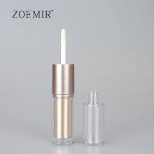 Rose Gold Transparent Empty Double Tube Lip Gloss Tube thumbnail-2