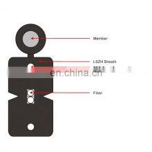 FTTH Drop Cable 1 & 2 Core ,SM G657A1 Indoor & Outdoor Fiber Optic Flat Drop Cable thumbnail-5