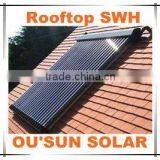 Split Rooftop Solar Water Heater With Heat Pipe