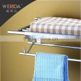 Wesda Stainless Steel and Alloy Bathroom Towel Shelf & Clothes Shelf A114 thumbnail-3