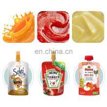 Automatic Packing Sauce Jelly Juice Beverage Baby Food Puree Doypack Spout Pouch Filling Capping Machine De Remplissage Liquide thumbnail-2