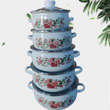 ENAMEL CASSEROLE SET GLASS ENAMEL CASSEROLE SET thumbnail-2