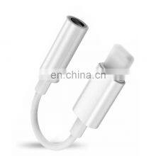 Wholesale Headphone Adapter Audio Jack Aux Accessories Adapter  Lighting To 3.5mm Adapter Headphone Jack Cable for iphone