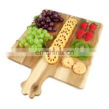 Acacia Wood Cutting Board Wooden Kitchen Chopping Boards for Meat Cheese Bread Vegetables &Fruits Serving Tray With Handle thumbnail-2