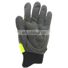 Top Quality Impact Oil and Gas Industries Synthetic Leather TPR Safety Mechanical Protection Gloves thumbnail-4