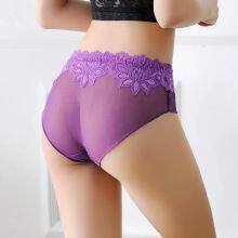 Briefs With Lace and Mesh thumbnail-3
