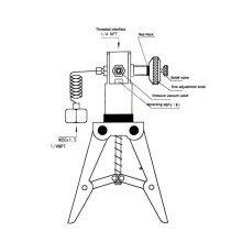 Positive and Negative Pressure Pneumatic Handheld Test Pump Pressure Calibrator 2.5Mpa thumbnail-2