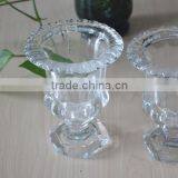 Clear Wholesale Glass Vase Wine Glass Vase for Flower