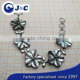 Fashion Black Mother of Sea Shell Flower Pendant thumbnail-5
