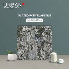 Luxury Hotel Golded 600X600mm Ceramic Non Slip Glazed Rustic Porcelain Floor Wall Tile thumbnail-4