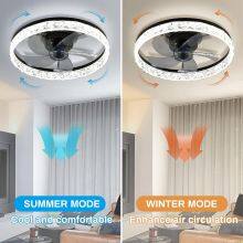 Low Profit Bedroom Ceiling Fan Light With Remote Controller thumbnail-3