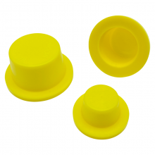 Thick Wide Flange Tapered Plastic Closing Plug Plumbing Valve Pipe Hydraulic Cylinder Anti Dust Protective Plug Covers