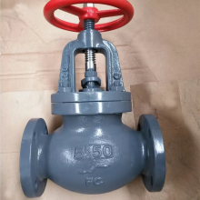 JIS 5K 10K 16K Cast Iron FC200 Flange Marine Stop Globe Valve Industrial Globe Valve Manufacturer thumbnail-6